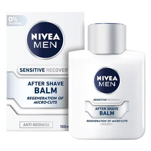 Nivea Men Sensitive Recovery After Shave Balm Καταπραϋντικό Βάλσαμο Κατά των Ερεθισμών για Μετά το Ξύρισμα, Χωρίς Οινόπνευμα 100ml